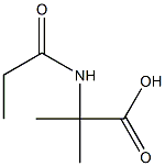 2-Methyl-N-propionylalanine 化学構造式