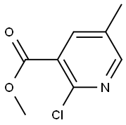 Methyl 2-chloro-5-methylnicotinate Structure