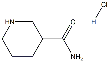 3-Piperidinecarboxamide hydrochloride 结构式