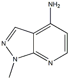 4-Amino-1-methyl-1H-pyrazolo[3,4-b]pyridine,,结构式