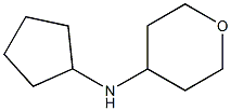 cyclopentyl(tetrahydro-2H-pyran-4-yl)amine 化学構造式