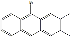 9-Bromo-2,3-dimethylanthracene Struktur