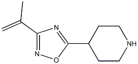 4-(3-(prop-1-en-2-yl)-1,2,4-oxadiazol-5-yl)piperidine Structure