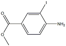 4-Amino-3-iodo-benzoic acid methyl ester Structure