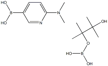 6-(Dimethylamino)-3-pyridinyl boronic acid
pinacol borate Structure