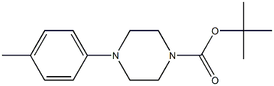 1-Boc-4-(4-methylphenyl)piperazine Struktur