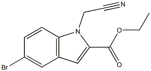 ethyl 5-bromo-1-(cyanomethyl)-1H-indole-2-carboxylate