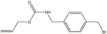 allyl 4-(bromomethyl)benzylcarbamate Struktur