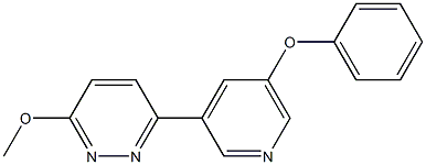 3-methoxy-6-(5-phenoxypyridin-3-yl)pyridazine,1333222-23-3,结构式
