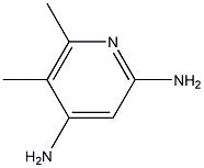 2,4-Diamino-5,6-dimethylpyridine Struktur