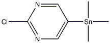 2-Chloro-5-(trimethylstannyl)pyrimidine Struktur