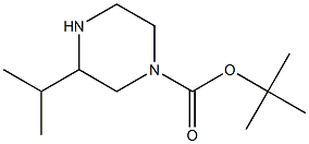 tert-butyl 3-isopropylpiperazine-1-carboxylate,,结构式