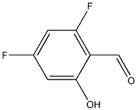 4,6-difluorosalicylaldehyde Struktur