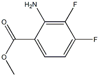 2-氨基-3,4-二氟苯甲酸甲酯, , 结构式
