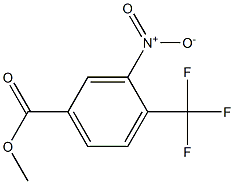 methyl 4-trifluoromethyl-3-nitrobenzoate Struktur
