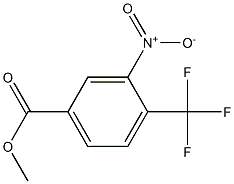 4-三氟甲基-3-硝基苯甲酸甲酯,,结构式