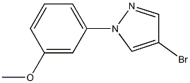 4-bromo-1-(3-methoxyphenyl)-1H-pyrazole