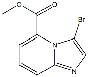 methyl 3-bromoimidazo[1,2-a]pyridine-5-carboxylate Struktur