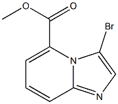 (3-溴咪唑并[1,2-A]吡啶)-5-甲酸甲酯, , 结构式