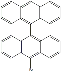 10-(anthracen-10-yl)-9-bromoanthracene Struktur