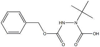 Benzyl 2-(tert-butyl)hydrazine-1,2-dicarboxylate Struktur