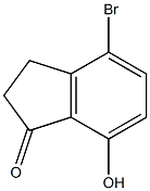 4-bromo-7-hydroxy-2,3-dihydroinden-1-one Structure