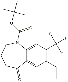 tert-butyl 7-ethyl-5-oxo-8-(trifluoromethyl)-2,3,4,5-tetrahydrobenzo[b]azepine-1-carboxylate