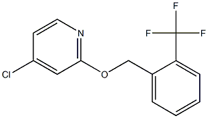 2-(2-(trifluoromethyl)benzyloxy)-4-chloropyridine