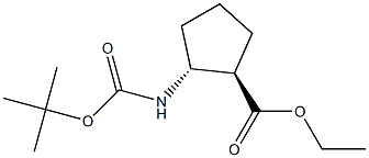 (1R,2R)-ethyl 2-((tert-butoxycarbonyl)amino)cyclopentanecarboxylate|(1R,2R)-ethyl 2-((tert-butoxycarbonyl)amino)cyclopentanecarboxylate