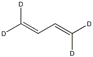 1,3-Butadiene-1,1,4,4-d4 (gas) (stabilized with Hydroquinone) 结构式