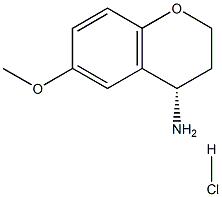 (S)-6-methoxychroman-4-amine hydrochloride Structure