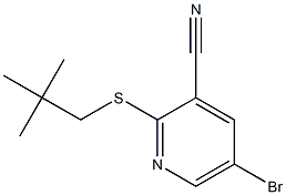  5-bromo-2-(neopentylthio)pyridine-3-carbonitrile