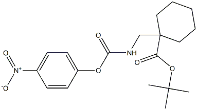 tert-butyl 1-(((4-nitrophenoxy)carbonylamino)methyl)cyclohexanecarboxylate