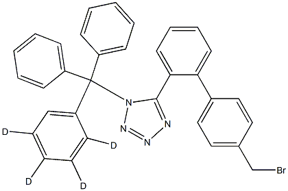 5-[4'-BroMoMethyl-(1,1'-biphenyl)-2-yl]-1-triphenylMethyltetrazole-d4|