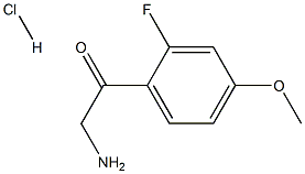2-AMino-2'-fluoro-4'-Methoxyacetophenone hydrochloride,,结构式