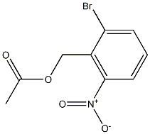 2-BroMo-6-nitrobenzyl acetate,,结构式