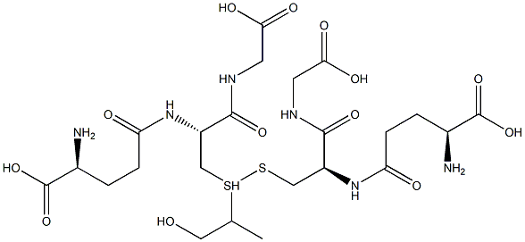 S-(1-Methyl-2-hydroxyethyl)glutathione Structure
