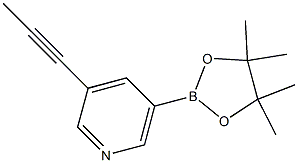 3-(prop-1-ynyl)-5-(4,4,5,5-tetraMethyl-1,3,2-dioxaborolan-2-yl)pyridine