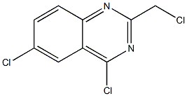 4,6-Dichloro-2-(chloromethyl)quinazoline Structure