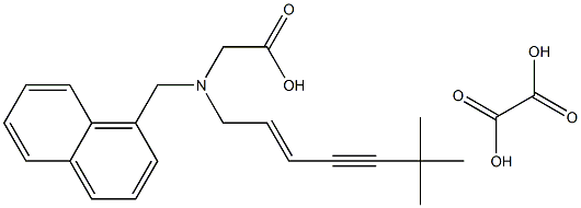 Carboxyterbinafine oxalate 化学構造式