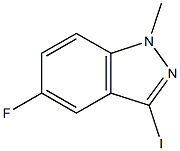5-Fluoro-3-iodo-1-methyl-1H-indazole Structure