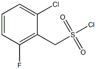 (2-Chloro-6-fluorophenyl)methylsulphonyl chloride Structure