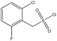 (2-Chloro-6-fluorophenyl)methylsulphonyl chloride,,结构式