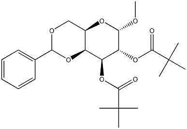  Methyl 4,6-O-benzylidene-2,3-di-O-pivaloyl-a-D-galactopyranoside
