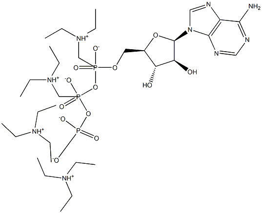 9-(b-D-Arabinofuranosyl)adenine 5'-triphosphate triethyammonium salt Structure