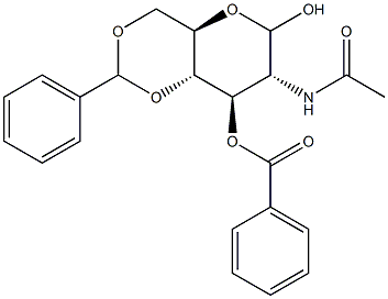 2-Acetamido-3-O-benzoyl-4,6-O-benzylidene-2-deoxy-D-glucopyranose|2-乙酰氨基-3-O-苯甲酰基-4,6-O-亚苄基-2-脱氧D-D-吡喃葡萄糖