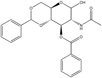 2-乙酰氨基-3-O-苯甲酰基-4,6-O-亚苄基-2-脱氧D-D-吡喃葡萄糖