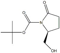 Boc-(S)-(+)-5-HydroxyMethyl-2-pyrrolidinone 化学構造式