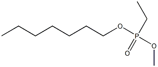 Dimethyl heptyl methylphosphonate Structure