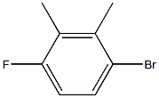 2,3-二甲基-4-溴氟苯,,结构式